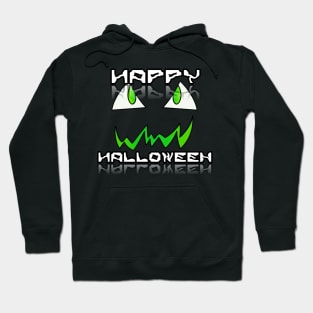 Jack O Lantern Face - Happy Halloween Costume - Glowing Green Hoodie